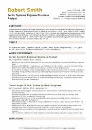 Senior Systems Engineer Resume Samples Qwikresume