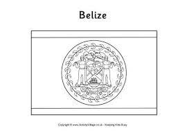Belize (coloring page) clipart is great to illustrate your teaching materials. Belize Flag Colouring Page Belize Flag Flag Coloring Pages Belizean Flag