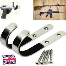 We recently posted a picture of a wall built for nerf guns on our instagram and facebook pages now you have yourself a really cool customize able organized tactical nerf wall for your kids room. Metal Wall Mount For Toy Gun Rack Rifle Shotgun Hanger Felt Lined Hooks Storage Ebay