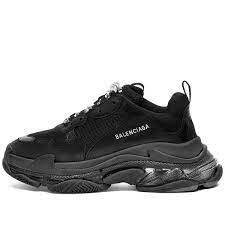 Triple s sneaker in black and red double foam and mesh by selecting a color, size availability may change. Triple S All Black Balenciaga Cheap Online