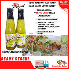 Angkat dan tuangkan di atas ikan terubuk masin kukus tadi. Buy Ready Stock 290ml Perencah Stim Pes Stim Limau Stim Ikan Stim Sotong Kukus Ikan Kukus Sotong Cepat Halal Thailand Seetracker Malaysia