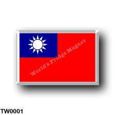 The flag for taiwan (officially republic of china), which may show as the letters tw on some platforms. Tw Flag Republic Of China Taiwan Formosa World S Fridge Magnet