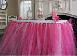 How To Make A Tulle Table Skirt Tulle Table Skirt Tulle Table Tutu Table Skirt Diy