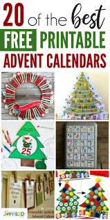 Free Printable Advent Calendars Printable Advent Calendar Advent Calendars For Kids Christmas Calendar