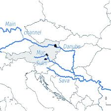 Austria is a landlocked country in central europe and is bordered by germany, hungary, slovakia, slovenia, italy, switzerland, liechtenstein and czech republic. Map Showing Main Rivers Of Europe The Study Area In Austria Is Download Scientific Diagram