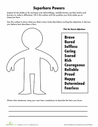 Adjectives To Describe A Hero Adjectives Hero Essay Writing Practice
