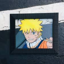 I started anime glass painting! Hand Crafted Wall Decor Naruto Anime Glass Painting Poshmark