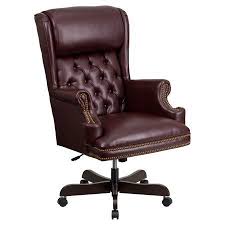 Flash Furniture High Back Traditional Tufted Leather Executive Swivel Office Chair Mult In 2020 Traditional Office Chairs Executive Office Chairs Leather Office Chair