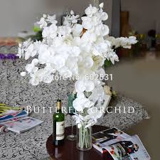 • 7¼ glass cylinder vase • multicolored glass luster gems • artificial greenery place on your buffet table or use as centerpieces on your dining table for a truly tropical ambiance. Spr 100pcs Lot Artificial Butterfly Orchid Silk Flower Wedding Table Centerpieces Flowers Decorations Free Shipping Artificial Dried Flowers Aliexpress