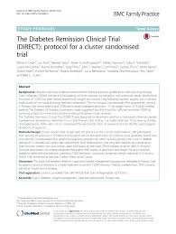 Pdf The Diabetes Remission Clinical Trial Direct
