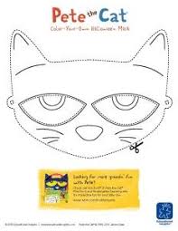 Acting Out Diy Costume Masks Perfect For Preschoolers Pete The Cat Pete The Cat Costume Cat Mask