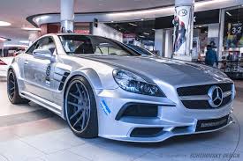 Wide Body Kit For Mercedes Sl R230 Sr66 Design Body Kits Aerodynamic Sets Mercedes Benz Mercedes Benz