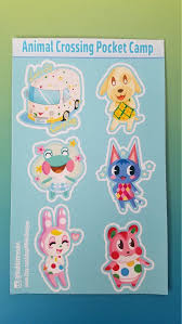 Animal Crossing Pocket Camp Series Glossy Matte Vinyl Etsy Animal Crossing Pocket Camp Animal Crossing Etsy