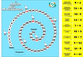 Derechos de autor reservados.alfonso rojas puemape. Juego Educativo De Matematicas La Oca Matematica