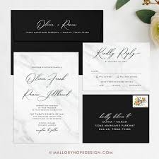 Marble Wedding Invitation Rsvp Suite Printed Minimal Wedding Invitation Black And White Wedding Invitation Printed Wedding Invites Minimal Wedding Invitation Marble Invitation Wedding Black And White Wedding Invitations