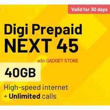 Join digi to enjoy loads of extras. Digi Prepaid Next 4g Sim Card Internet Unlimited Calls To All Networks Shopee Malaysia