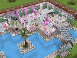 House 101 Barbies Dream House Ground Level Sims Simsfreeplay Simshousedesign Planos De Casas Decoracion De Unas Planos