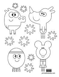 Hey Duggee Printables Baby Free Cartoon Coloring Pages Coloring Pages Printable Coloring Pages Printable Coloring