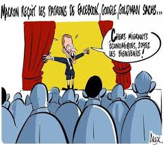 Alex 2018 01 23 France Emmanuel Macron Dessin Courrier Picard 23 01 2018 Caricature Courrier Picard Caricatures