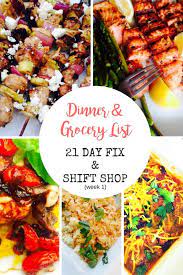 Check spelling or type a new query. 21 Day Fix Meal Plan Grocery List Shift Shop Week 1 Confessions Of A Fit Foodie