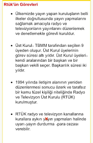 Maybe you would like to learn more about one of these? Rtuk Un Acilimi Ve Gorevleri Eodev Com