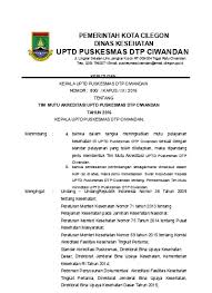 Sk panitia akreditasi keputusan kepala smk yapema gadingrejo. Top Pdf Sk Pembentukan Tim Akreditasi 123dok Com