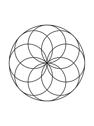 It's generally admitted that it would mean circle or spirit. Simple Mandala Coloring Page 1001coloring Com