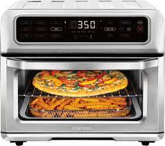 The six customizable programs (air fry, air broil, roast, bake, heat and dehydrate) provide numerous options for cooking foods of all sorts in a single unit, and the temperature on this air fryer. Chefman Chefman Toast Air Dual Function Air Fryer Oven 9 Cooking Presets Toast Shade Selector Stainless Steel 20l Stainless Steel Rj50 Ss T Best Buy