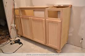 Furniture Style Bathroom Vanity Made From Stock Cabinets Part 1 Addicted 2 Decorating Zen Bathroom Decor Unique Bathroom Vanity Stock Cabinets