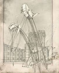 High Houses Lebbeus Woods Architecture Drawings Architecture Sketch