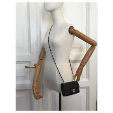 Check spelling or type a new query. Chanel Mini Sac A Rabat Intemporel Bandouliere Epaule Cuir Noir Ref 120484 Joli Closet