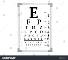 Snellen Eye Chart Test Box On Stock Illustration 439609900