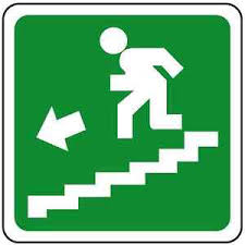 Green emergency exit signs, icon and symbol set template design. Emergency Exit Icon 182072 Free Icons Library