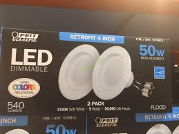 Bring your existing fixtures up to date with these recessed retrofit and led conversion kits. Feit Electric Led 4 Retrofit Kit Dimmable 2 Pack Costcochaser
