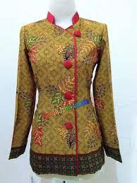 Jual baju batik couple kemeja rayon wanita model terbaru di lapak. Model Baju Batik Kerja Guru Cara Golden