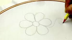 One of the most widespread elements in embroidery is considered a flower. Hand Embroidery Designs Drawing Tips How To Draw Flower Embroidery Designs Flowerembroidery Youtube