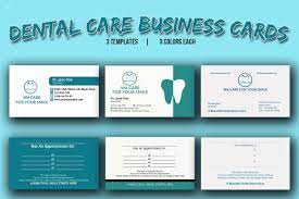 Maybe you would like to learn more about one of these? Bundle Of 3 Dental Care Business Card Templates By Ayme Designs Thehungryjpeg Com