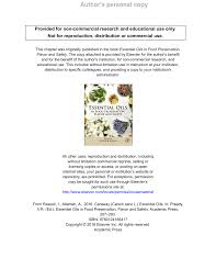 Essential oils can be used in many different ways to repel or kills bugs and other pests. Pdf Caraway Carum Carvi L Essential Oils