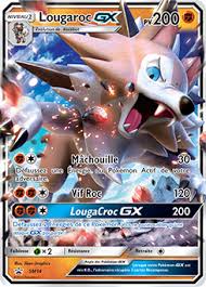 Lougaroc Gx Carte Pokemon Jeux Carte Pokemon Imprimer Carte Pokemon