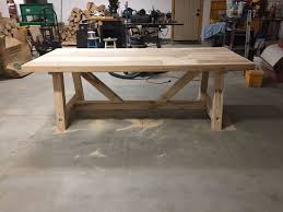 Hickory Farmhouse Table Top Table Farmhouse Table Patio Table