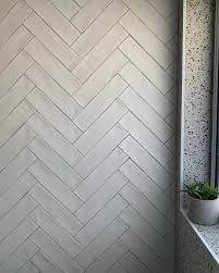 X 9 mm porcelain herringbone mosaic tile (5.65 sq. Shop Instagram Tile Cloud Herringbone Tile Bathroom Herringbone Tile White Herringbone Tile