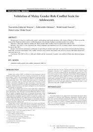 We did not find results for: Pdf Validation Of Malay Gender Role Conflict Scale For Adolescents