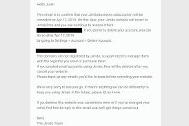 How To Cancel Your Account With Jimdo And Get A Refund