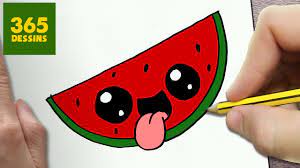 On partage nos idées, coups de petits dessins dessins mignons dessins faciles dessin kawaii logo 365 dessins kawaii dessin trop. Comment Dessiner Pasteques Kawaii Etape Par Etape Dessins Kawaii Facile Youtube