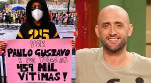 Samantha schmütz tem assumido um protagonismo na luta contra a pandemia e, consequentemente, o governo de jair bolsonaro. Samantha Schmutz E Acusada De Nao Deixar Paulo Gustavo Descansar E Ataca