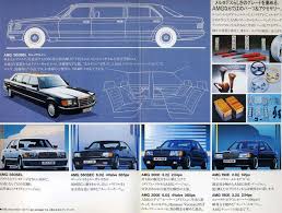 1988 mercedes benz 560 series amg w126 models lineup by amg avtomobili