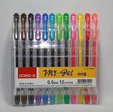 Jual Pulpen Pen Gel Pen My Gel Set 12 Warna Korea Jakarta Utara Donga Stationery Tokopedia
