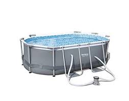 Generatorbestway Power Steel Oval Swimming Pool Above Ground Swimming Pools Oval Pool Bestway