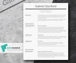 Choose from 20+ resume layouts and create your resume in 10 mins! Professional Resume Template Freebie Sleek And Simple Freesumes