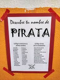 Comunidad auladeirene nombres de la clase. Fiesta Pirata Nombres De Piratas Juegos De Piratas Piratas